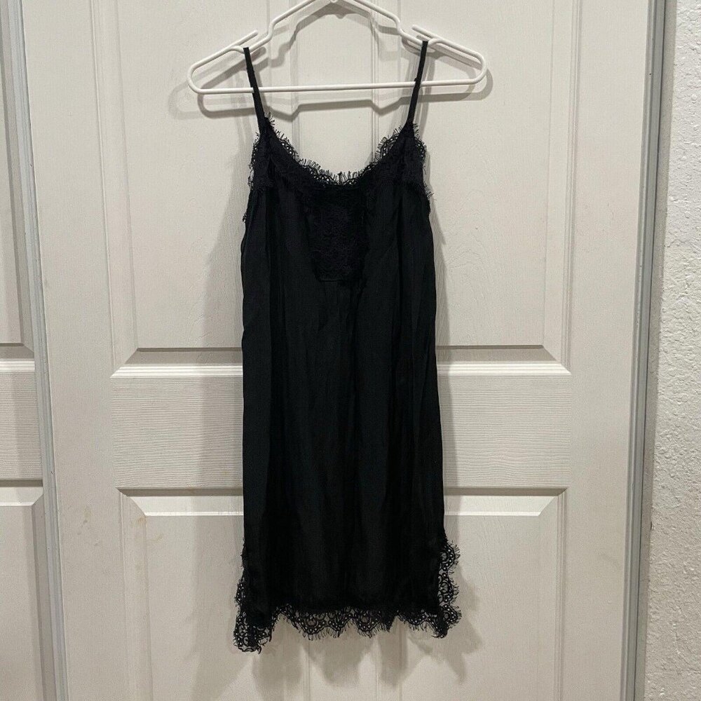 Women’s Lost In Lunar‎ Black Slip Dress Lace Size Xsmall Xs - Picture 2 of 10